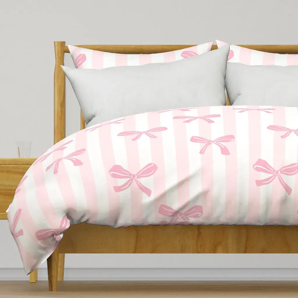 Extra Large Pink Bow Duvet Cover - Pink product