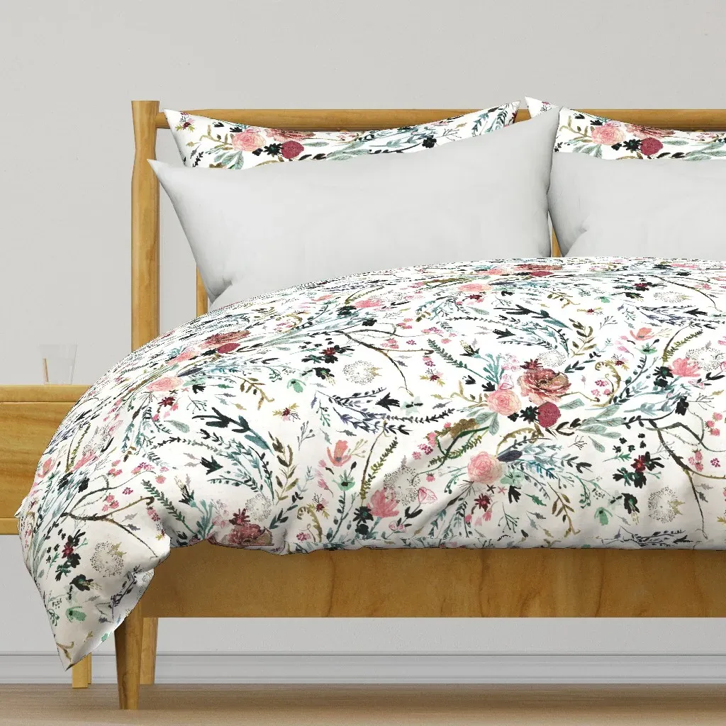 Fable Floral Jumbo Duvet Cover - Pink product