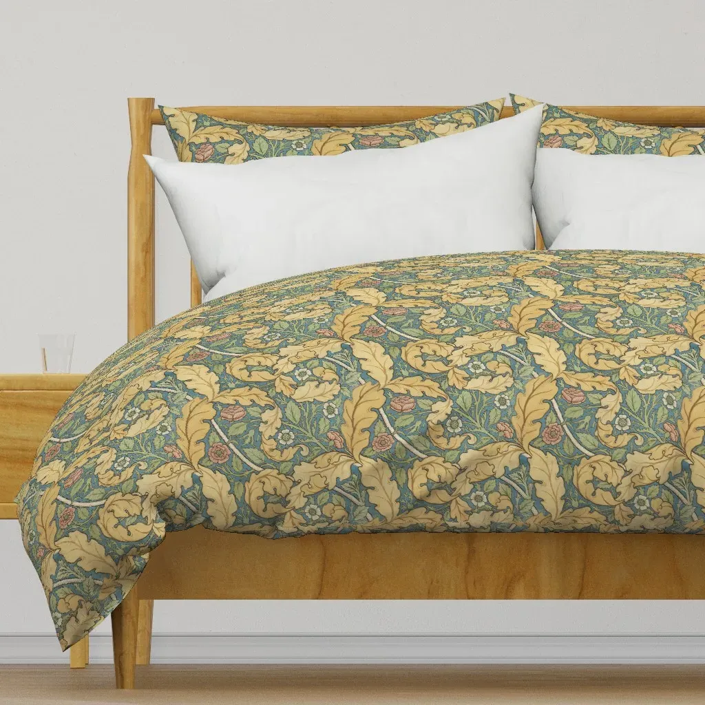 Faded Distressed William Duvet Cover - Gold product