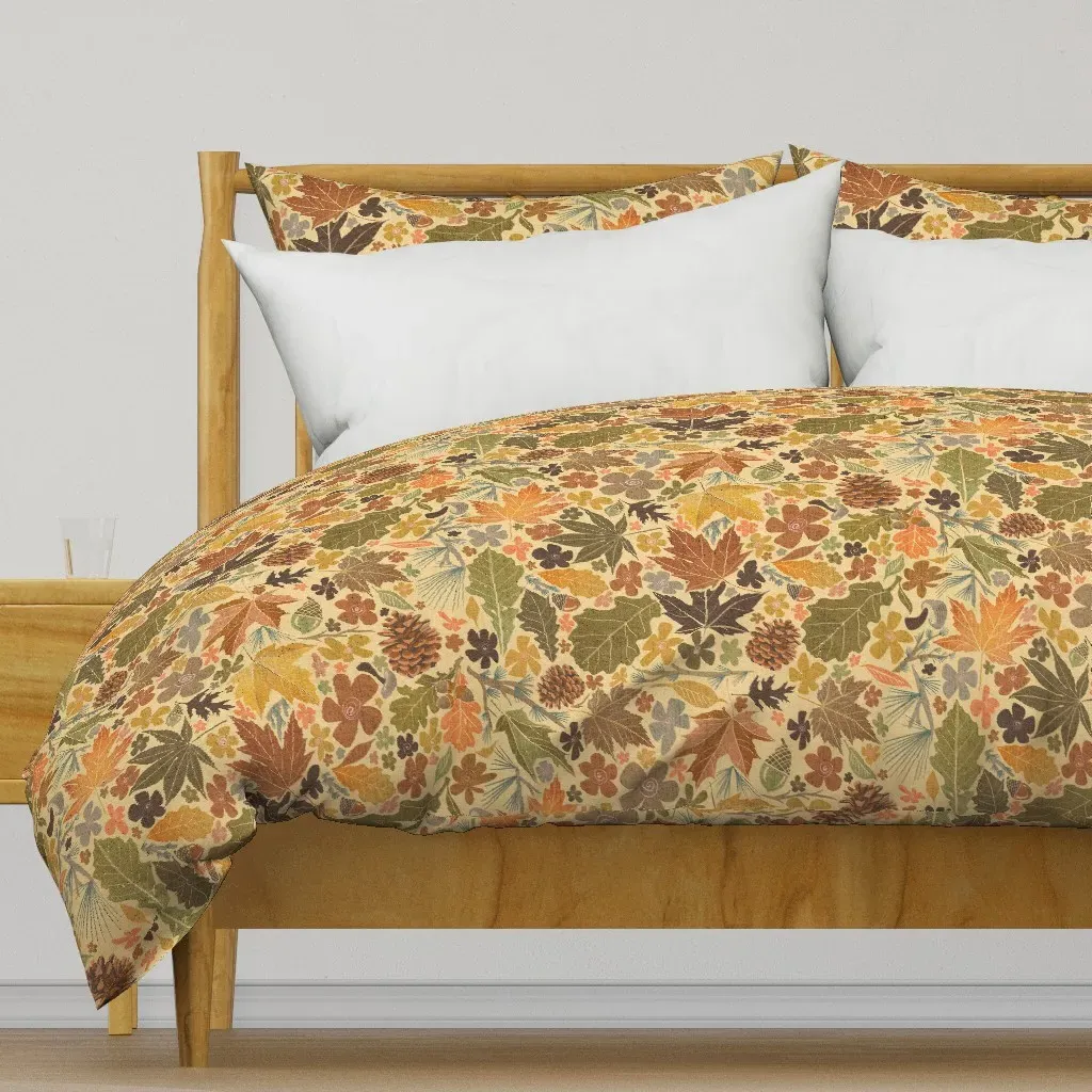 Fall Foliage Favorites Duvet Cover - Beige product
