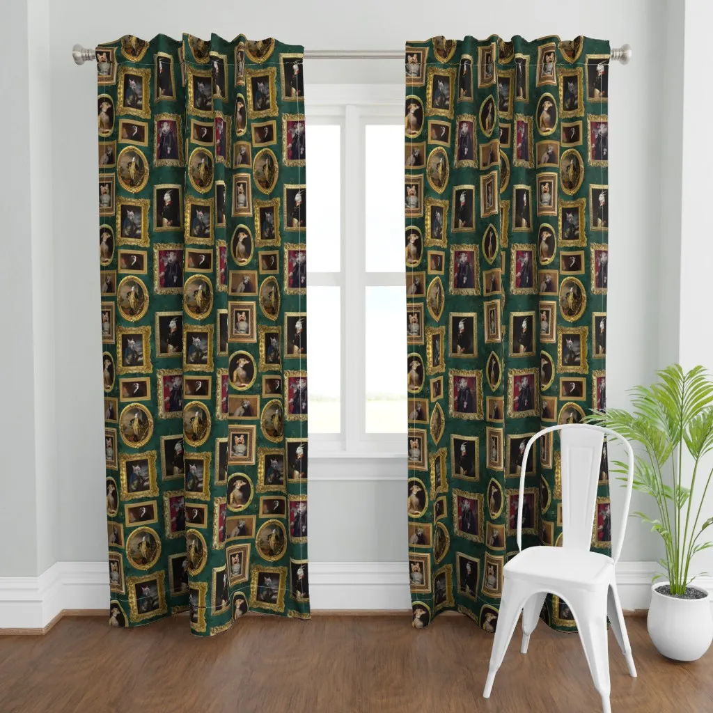 Famous Mystic Goth Curtain Panel - Teal product