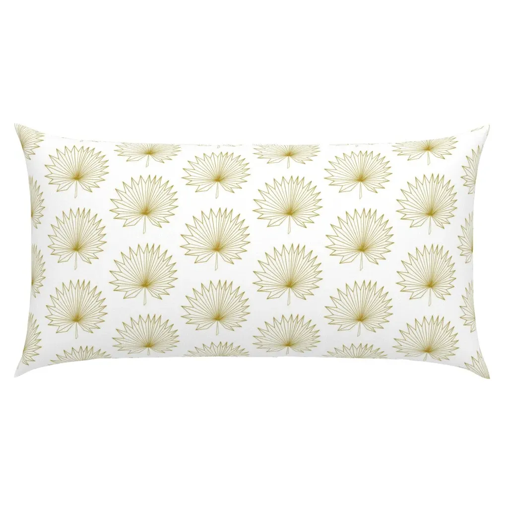 Fan Ori-Palm Shape King Pillow Sham - Gold product