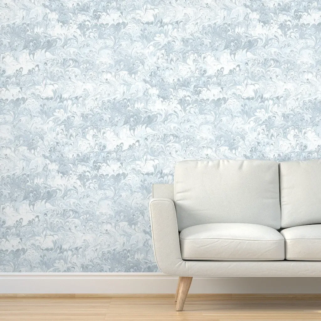 Fanfare Peel and Stick Wallpaper - Light Blue product
