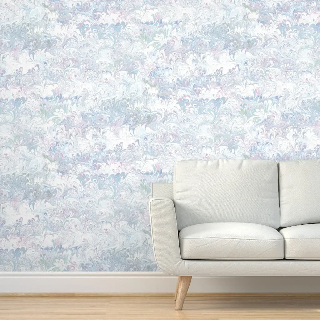 Fanfare Peel and Stick Wallpaper - Light Blue product