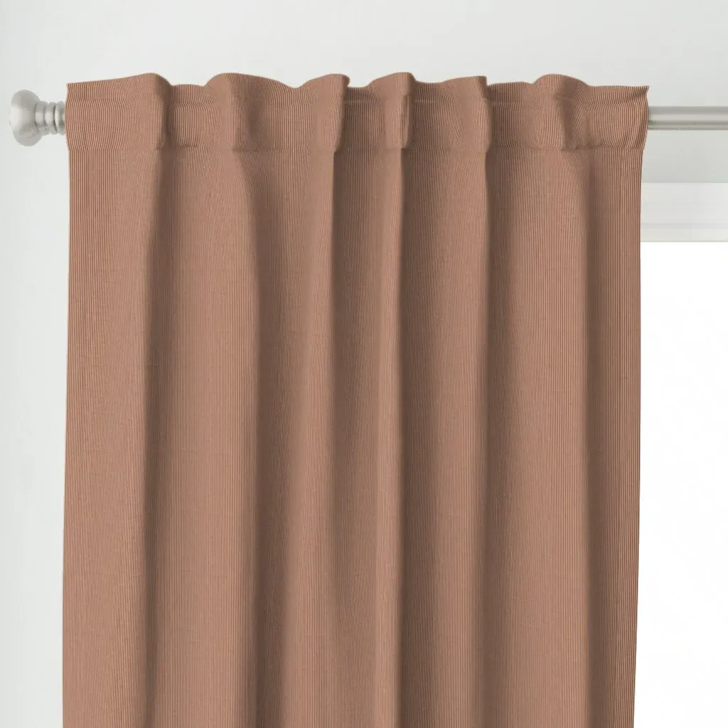 Farmhouse Autumn Curtain Panel - Red alternate view