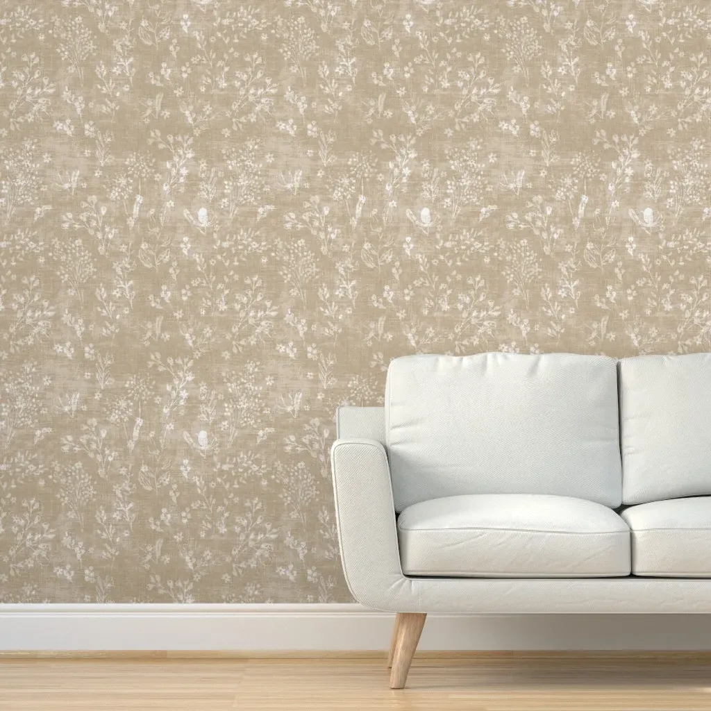Farmhouse Blossom Peel and Stick Wallpaper - Beige product