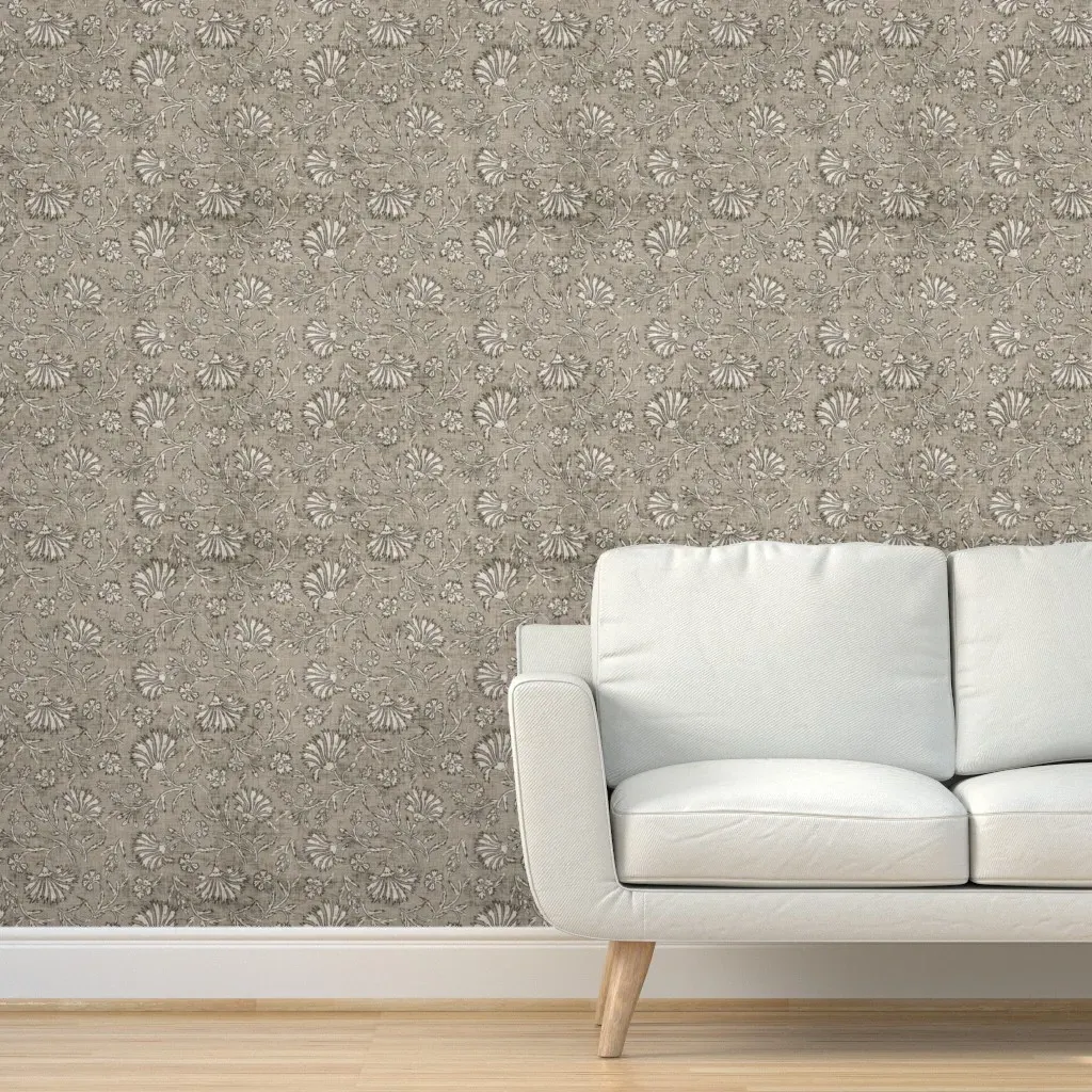 Farmhouse Kalami Peel and Stick Wallpaper - Taupe product