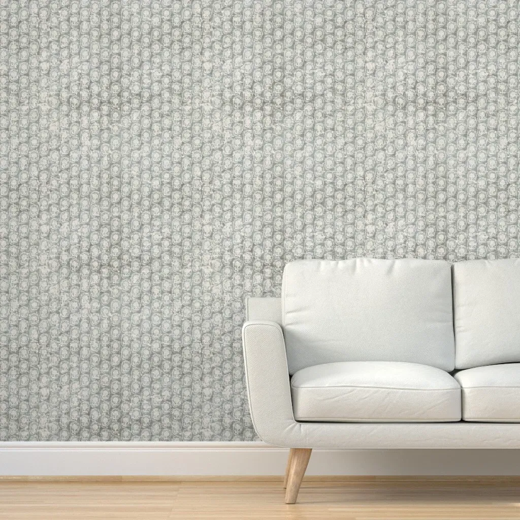 Farmhouse Macha Faded Peel and Stick Wallpaper - Light Gray product