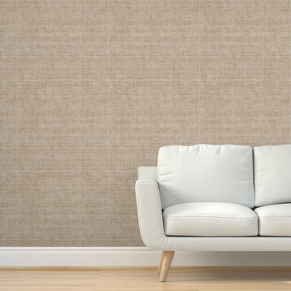 Faux Grasscloth Peel and Stick Wallpaper - Sand Beige product