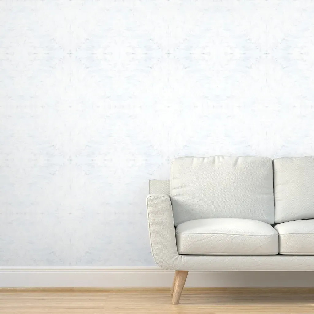 Feathery Snow Drifts Peel and Stick Wallpaper - White product