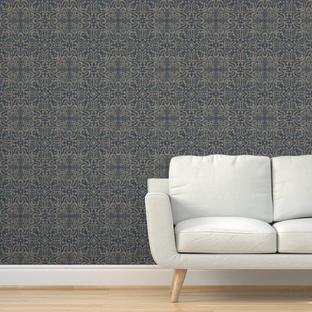 Feeling Fabulous Peel and Stick Wallpaper - Indigo product