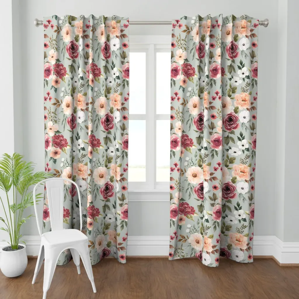 Felicity Curtain Panel - Blush Pink product