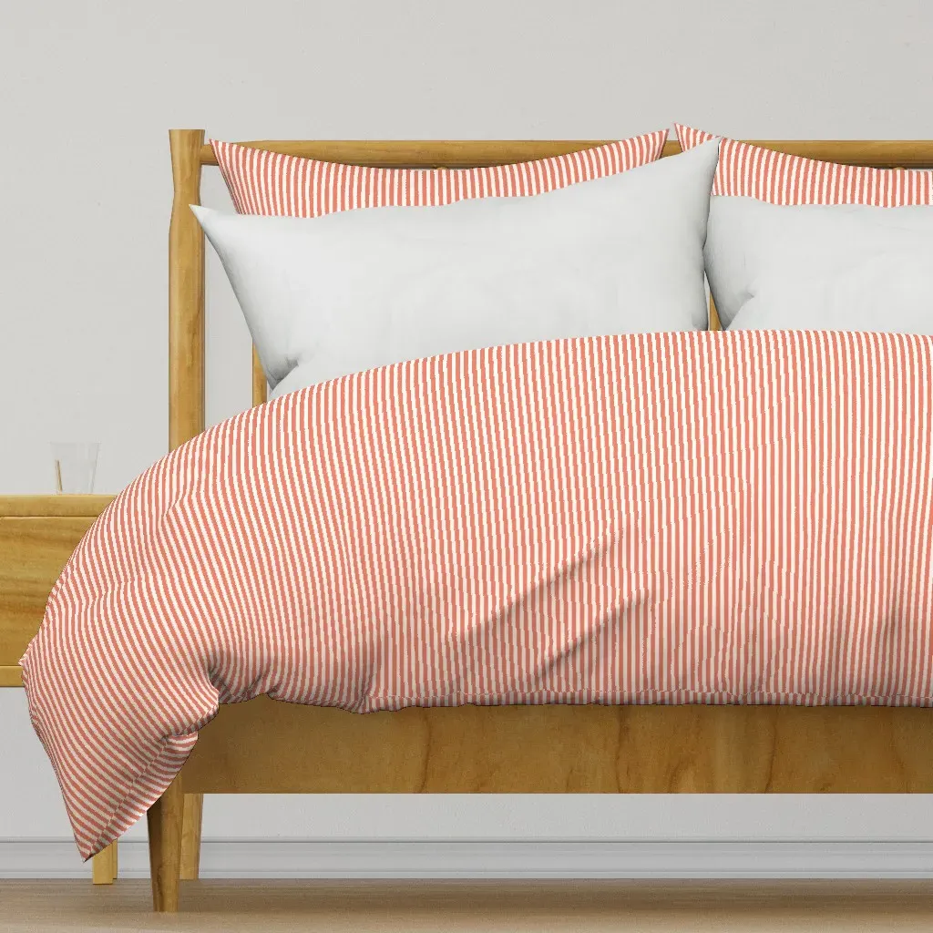 Festive Red Candy Duvet Cover - Coral product