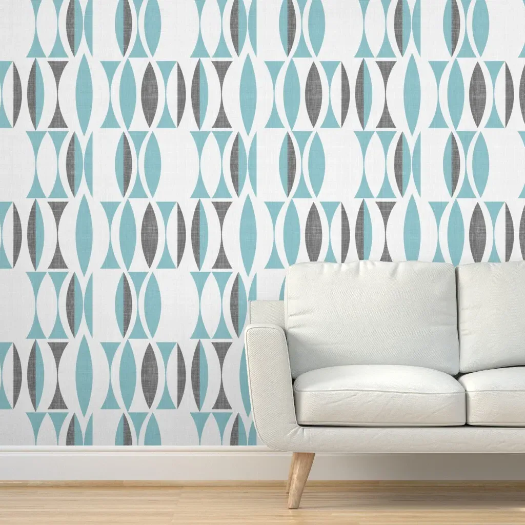 Field In Color Peel and Stick Wallpaper - Aqua product