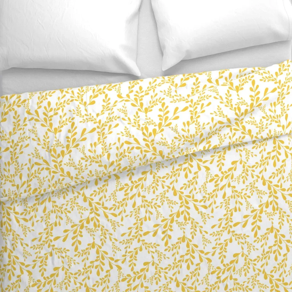 Fields Of Gold Duvet Cover - Yellow alternate view
