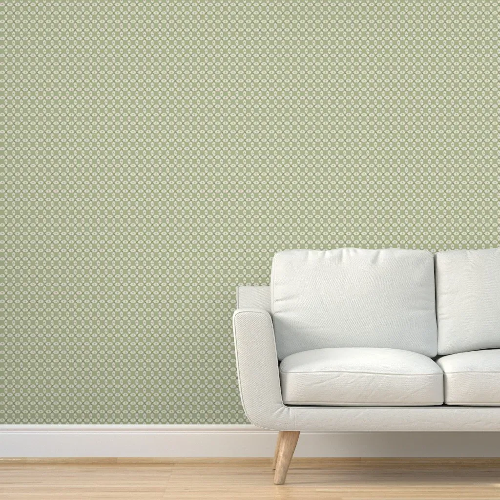 Fiona Floral Peel and Stick Wallpaper - Sage Green product