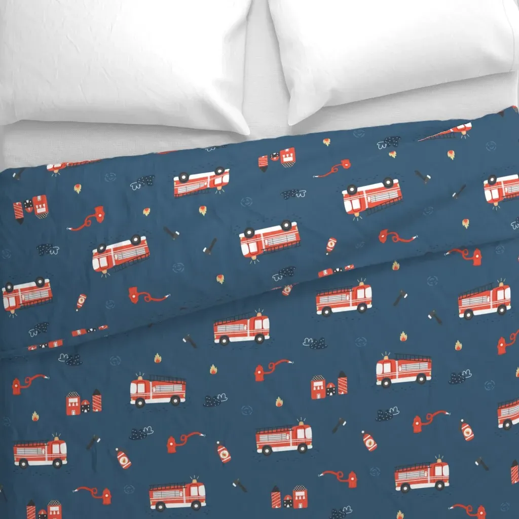 Fire Brigade Duvet Cover - Red alternate view
