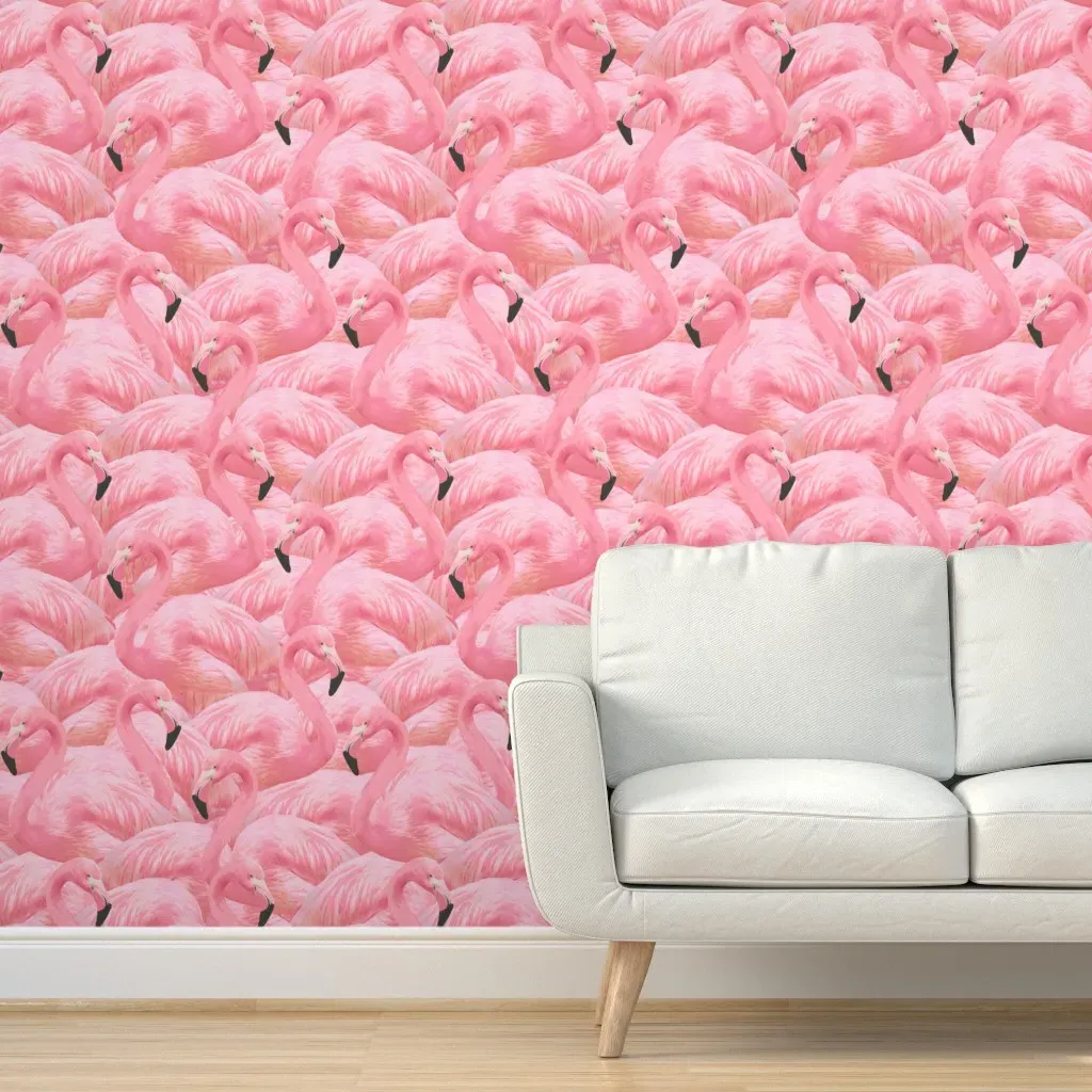 Flamingo Fever Peel and Stick Wallpaper - Pink product