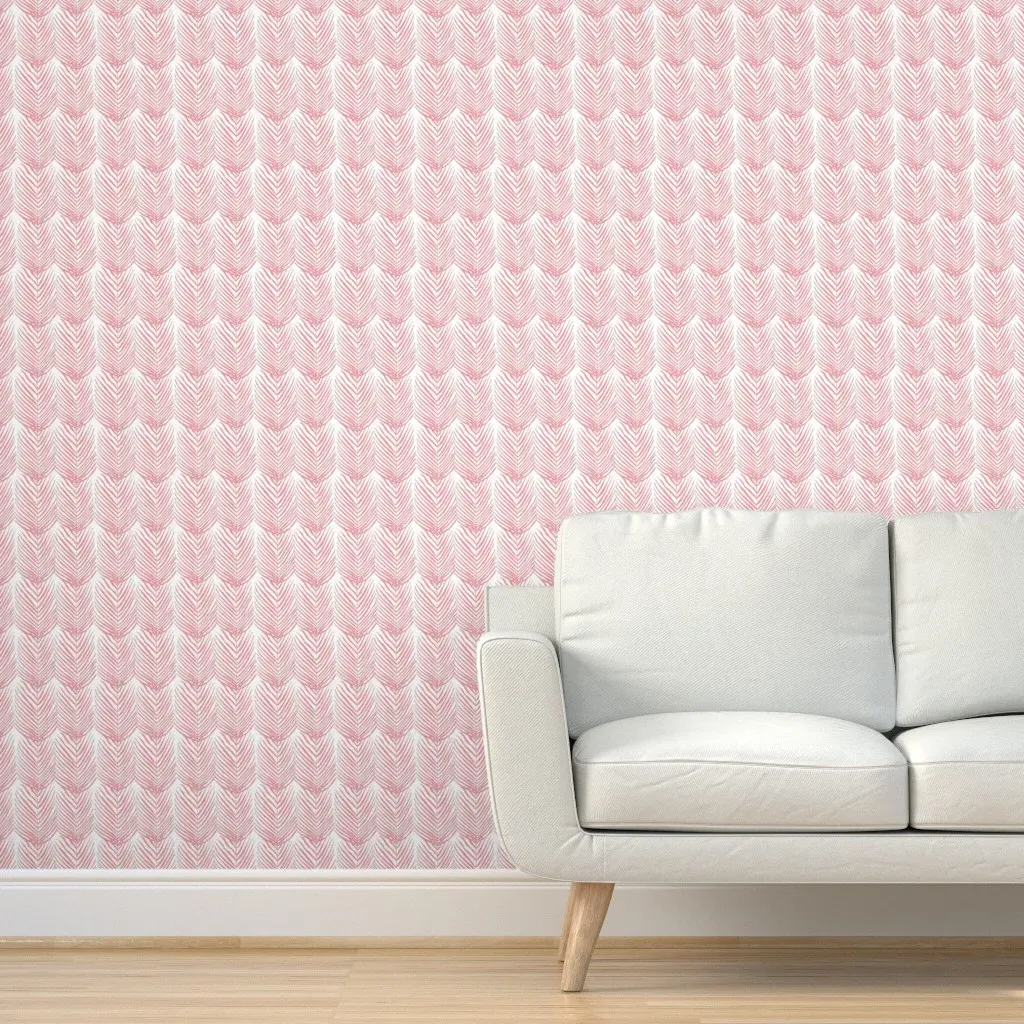 Flamingo Palm Peel and Stick Wallpaper - Pink, White product