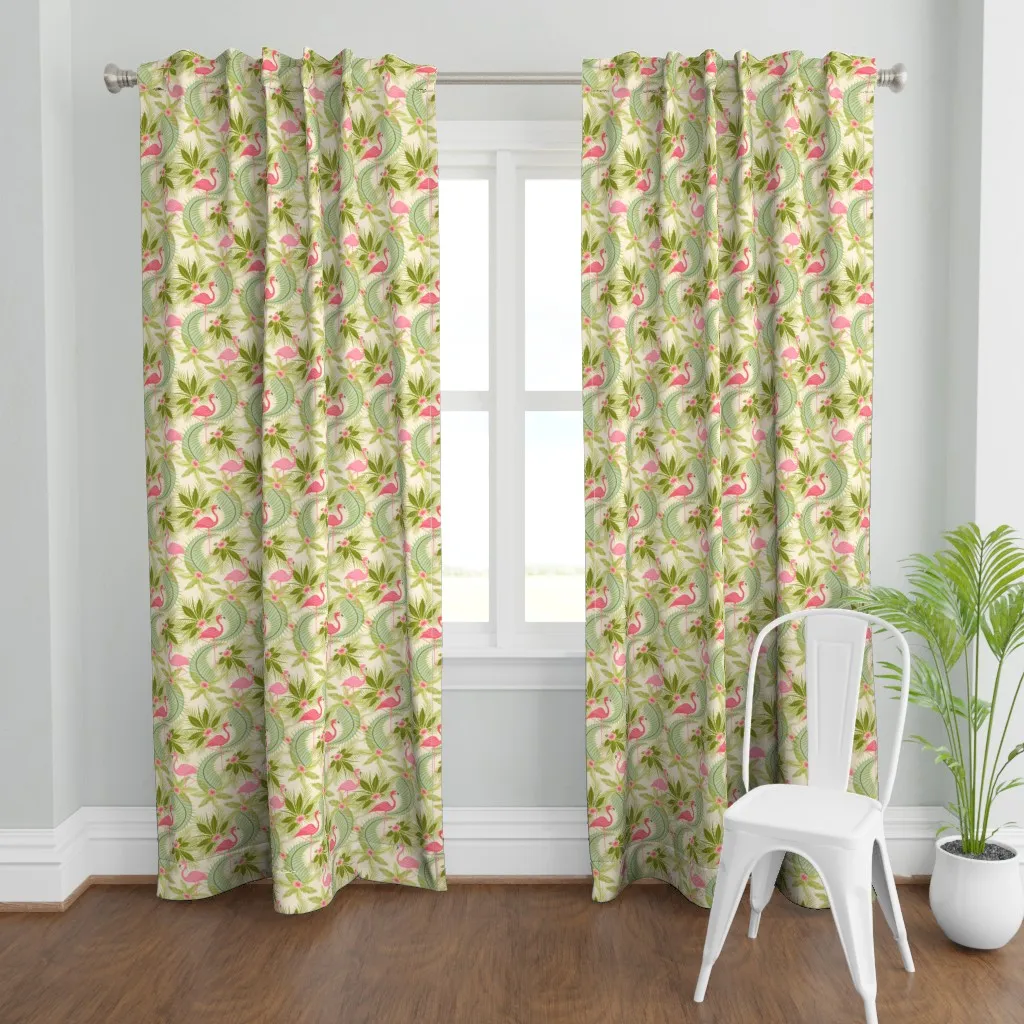 Flamingo Paradiso Small/Medium Curtain Panel - Pink product
