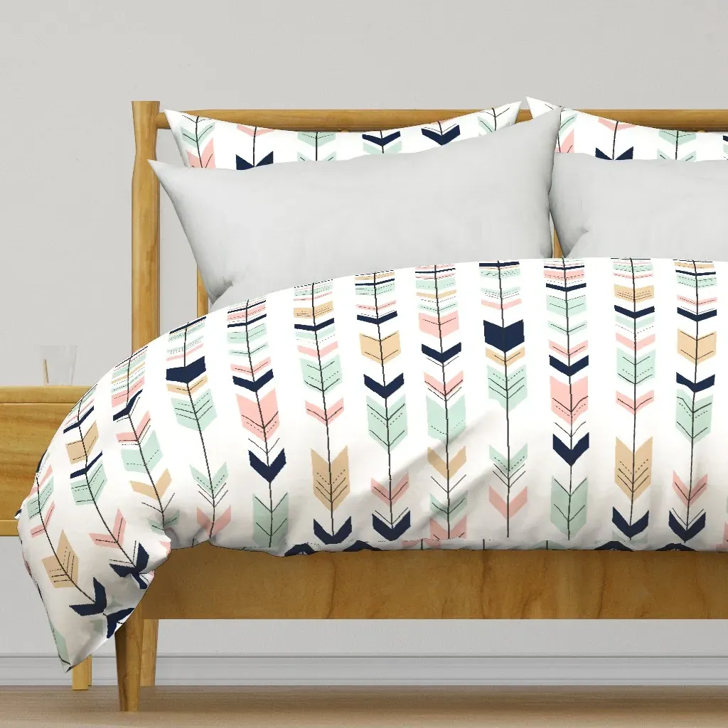 Fletching Arrows Briar Duvet Cover - Pastel Pink product