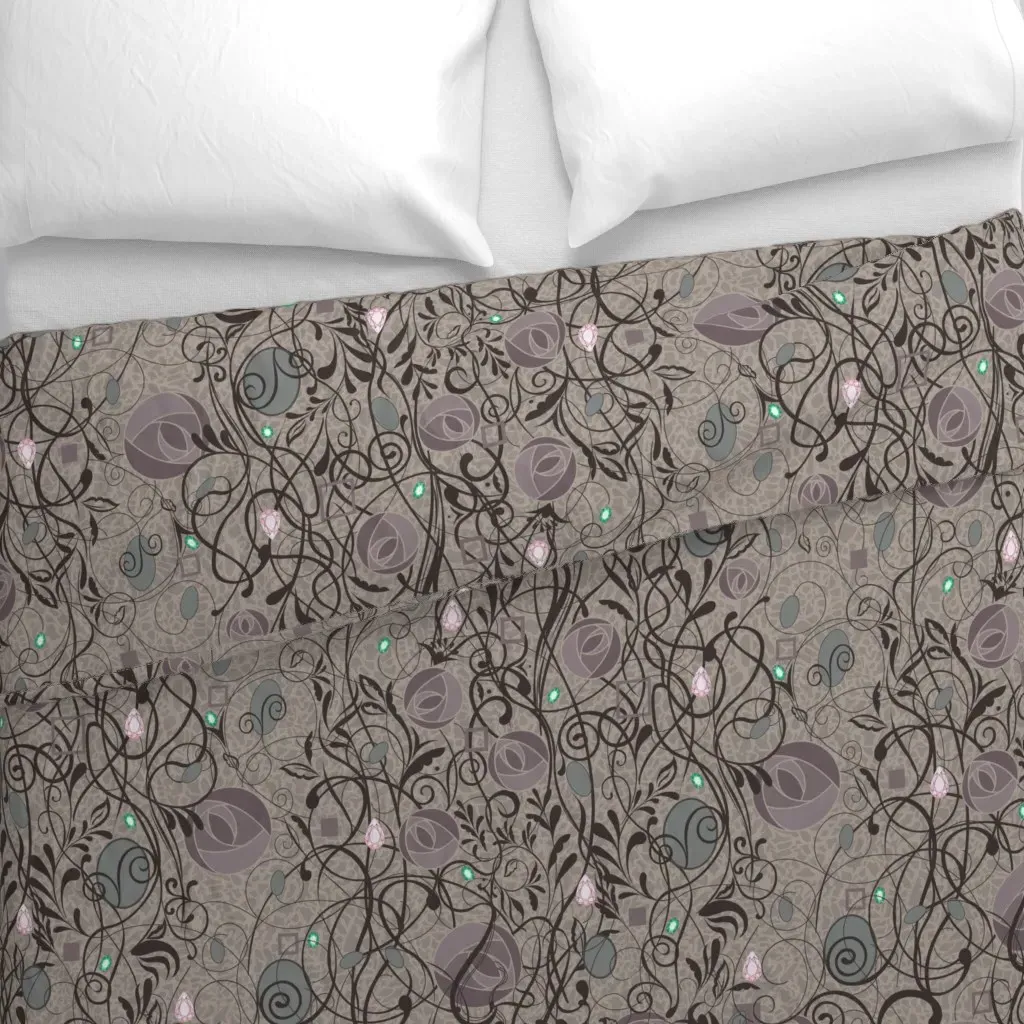 Floral Dreams 6L Duvet Cover - Dusty Rose alternate view