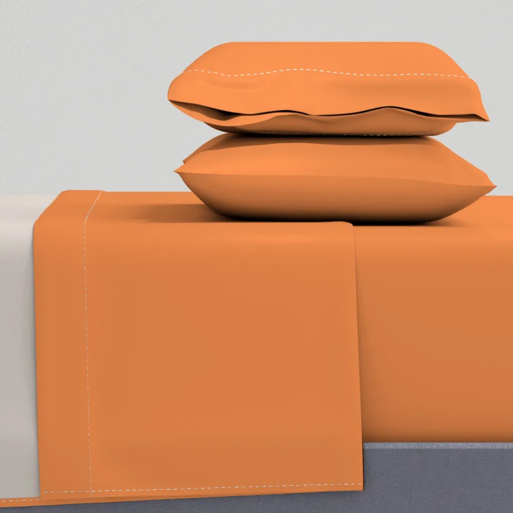 Floraline 1 Cal King Sheet Set - Tangerine Orange product