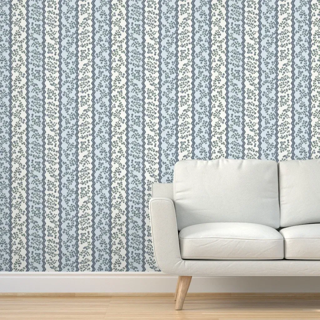 Florence Lehigh Peel and Stick Wallpaper - Light Blue product
