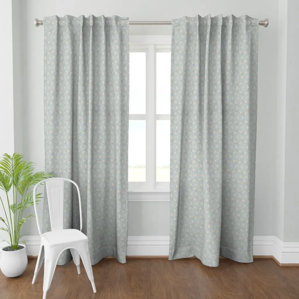 Flutterpetals Skymist Curtain Panel - Light Blue product