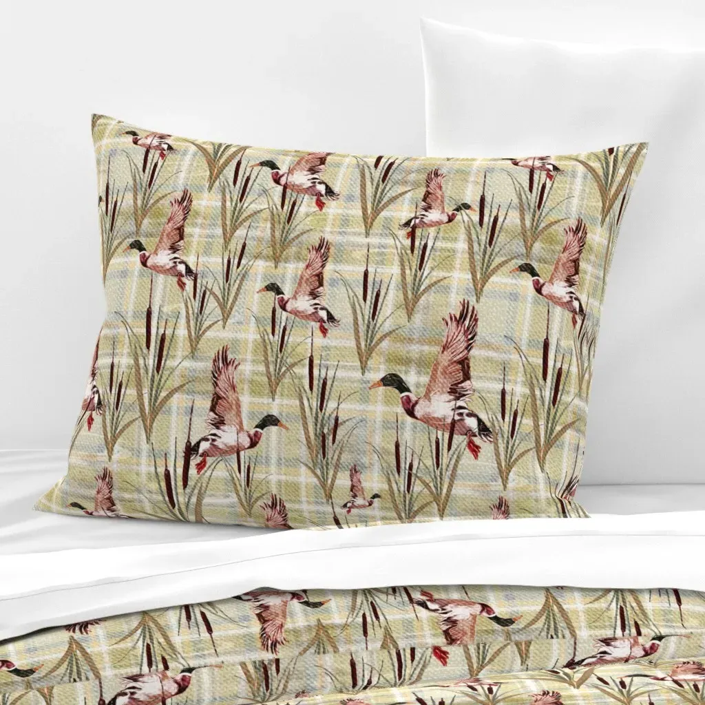 Flying Duck Standard Knife Edge Cushion Cover - Brown, Cotton Sateen product