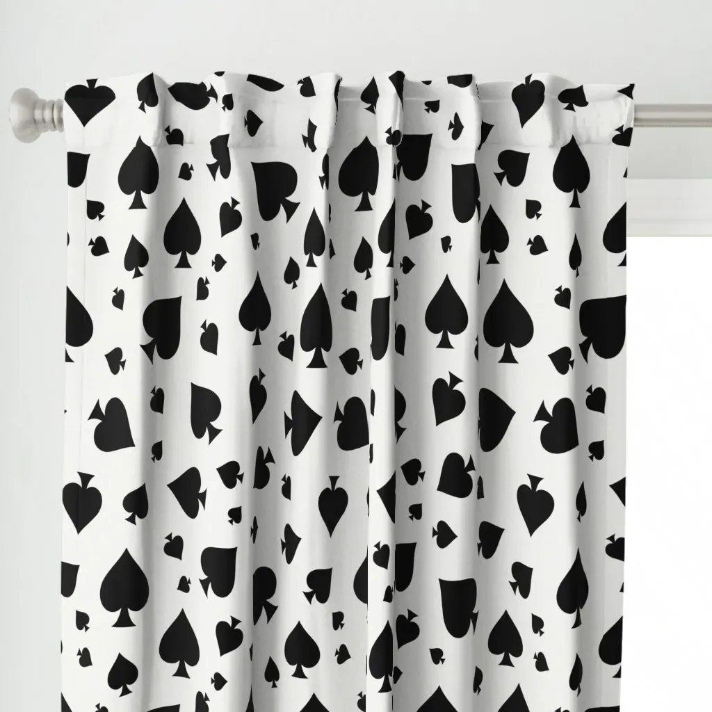 Flying Floating Curtain Panel - Black alternate view