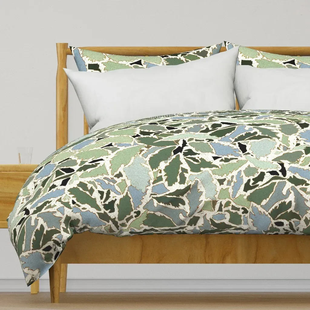 Foliage Duvet Cover - Green product