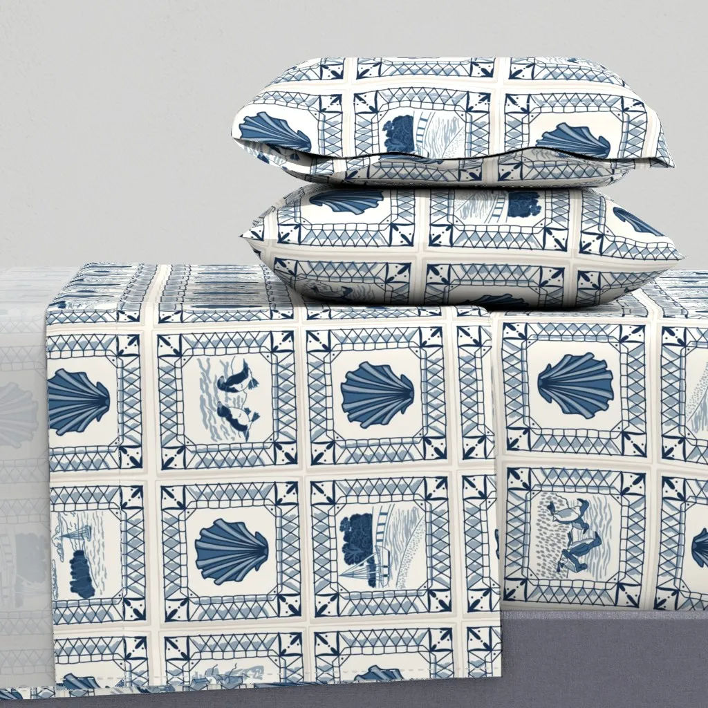 For The Love Of The Sea Full Sheet Set - Blue product