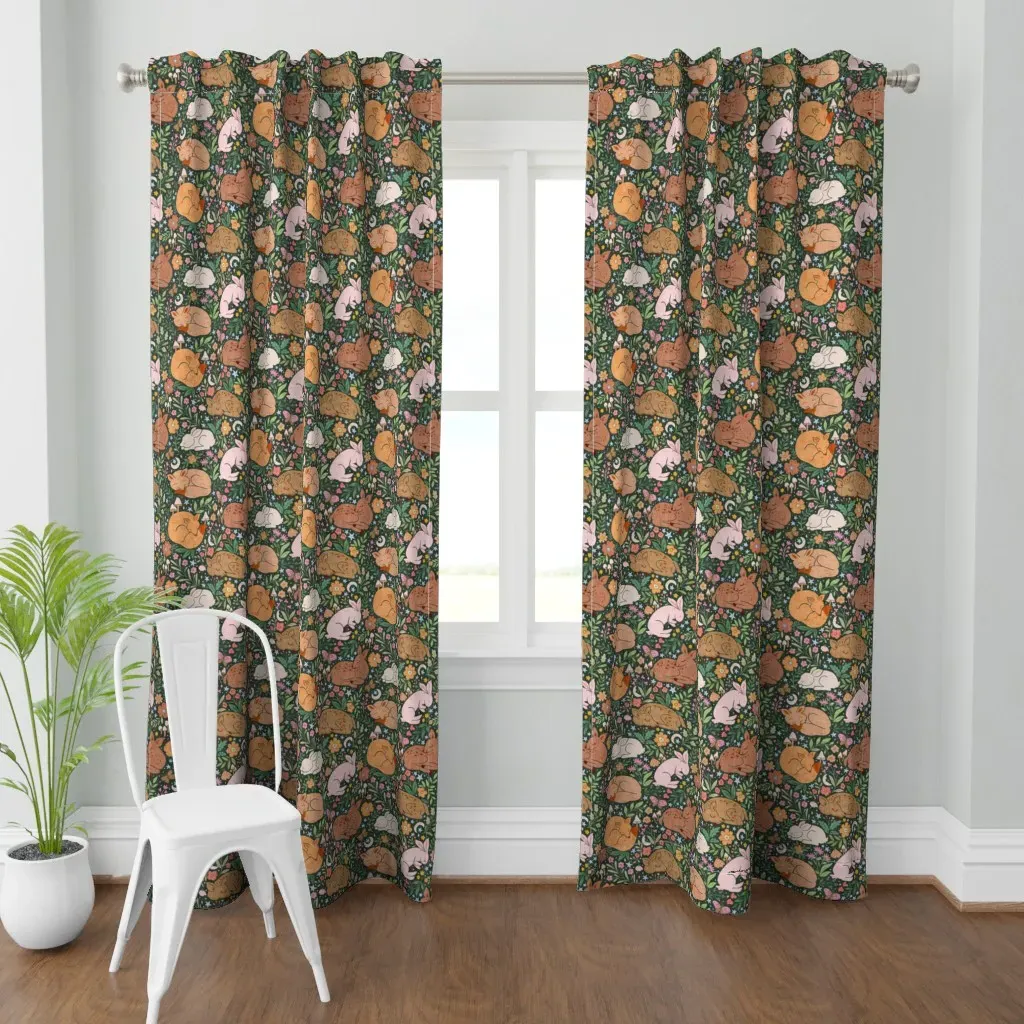 Forest At Rest Woodland Curtain Panel - Brown product