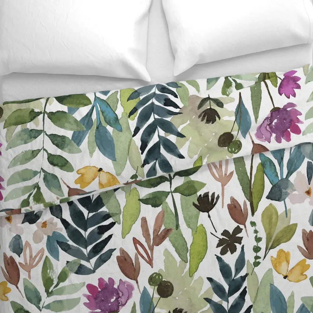 Forestbiome Jumbo Duvet Cover - Green alternate view