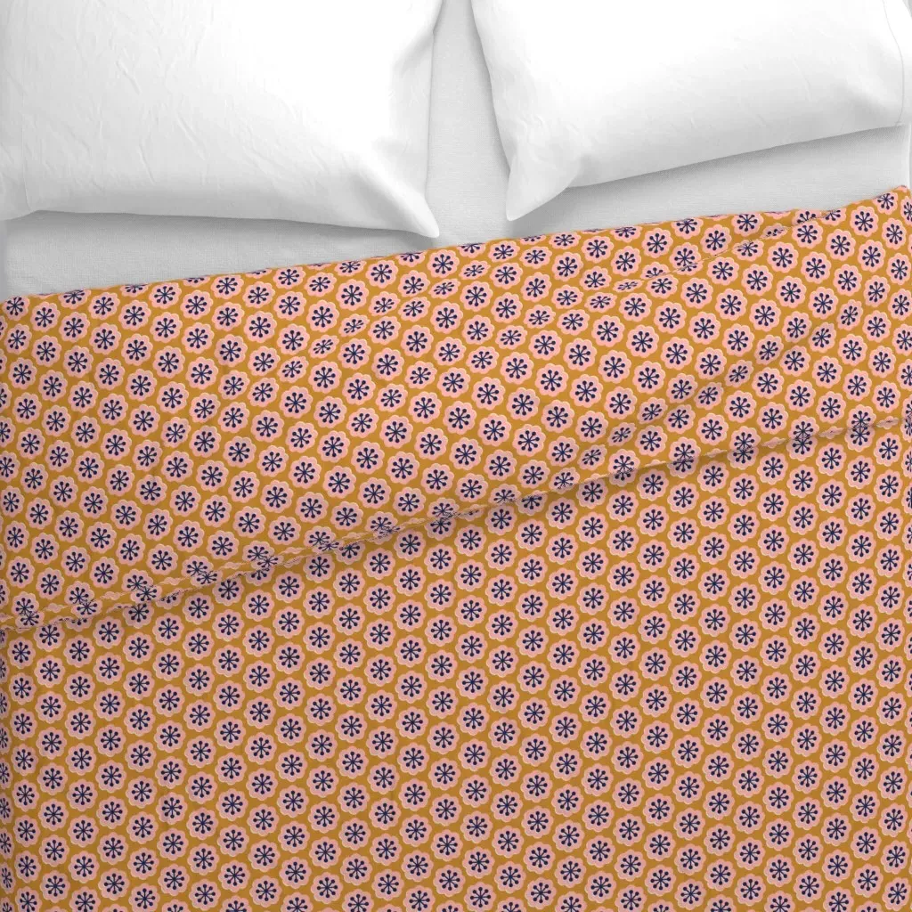 Forget-Me-Not Duvet Cover - Pink alternate view