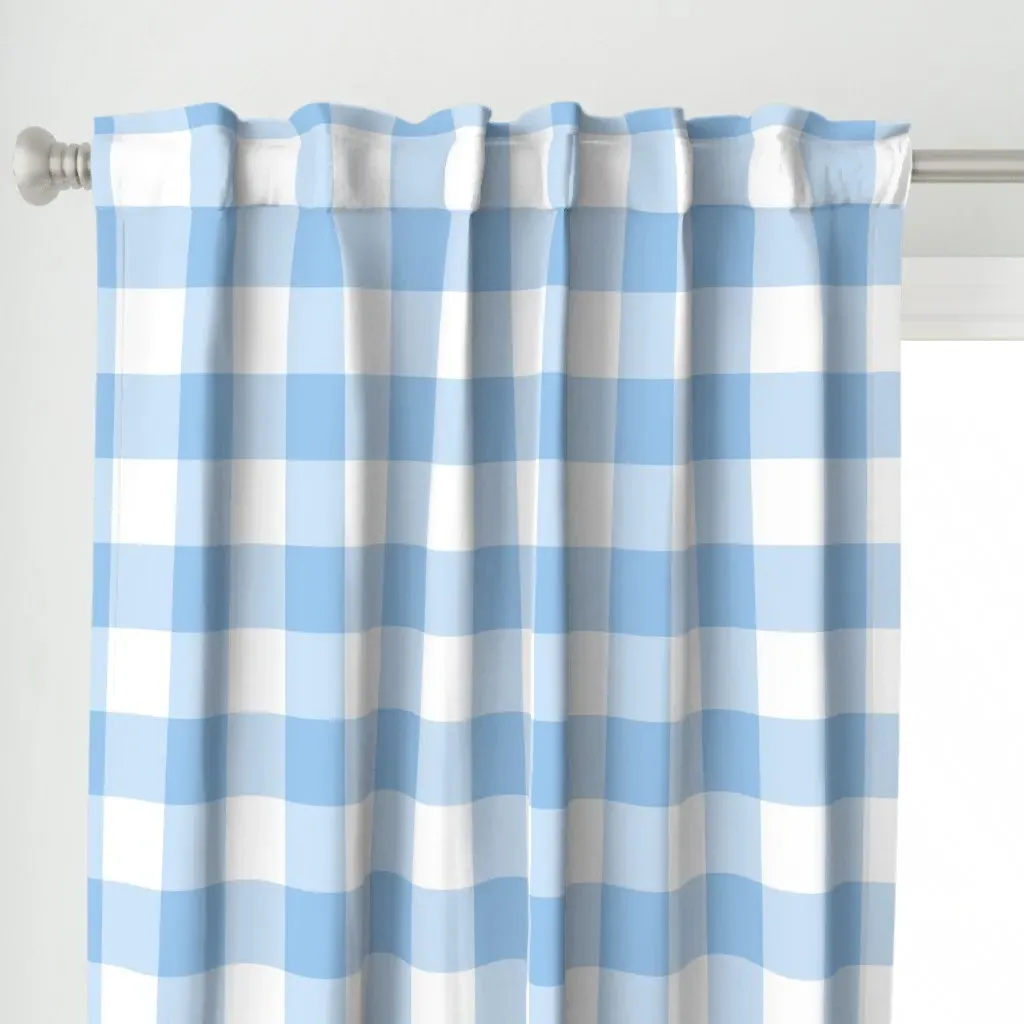 Fourth Of July Medium Curtain Panel - Baby Blue alternate view