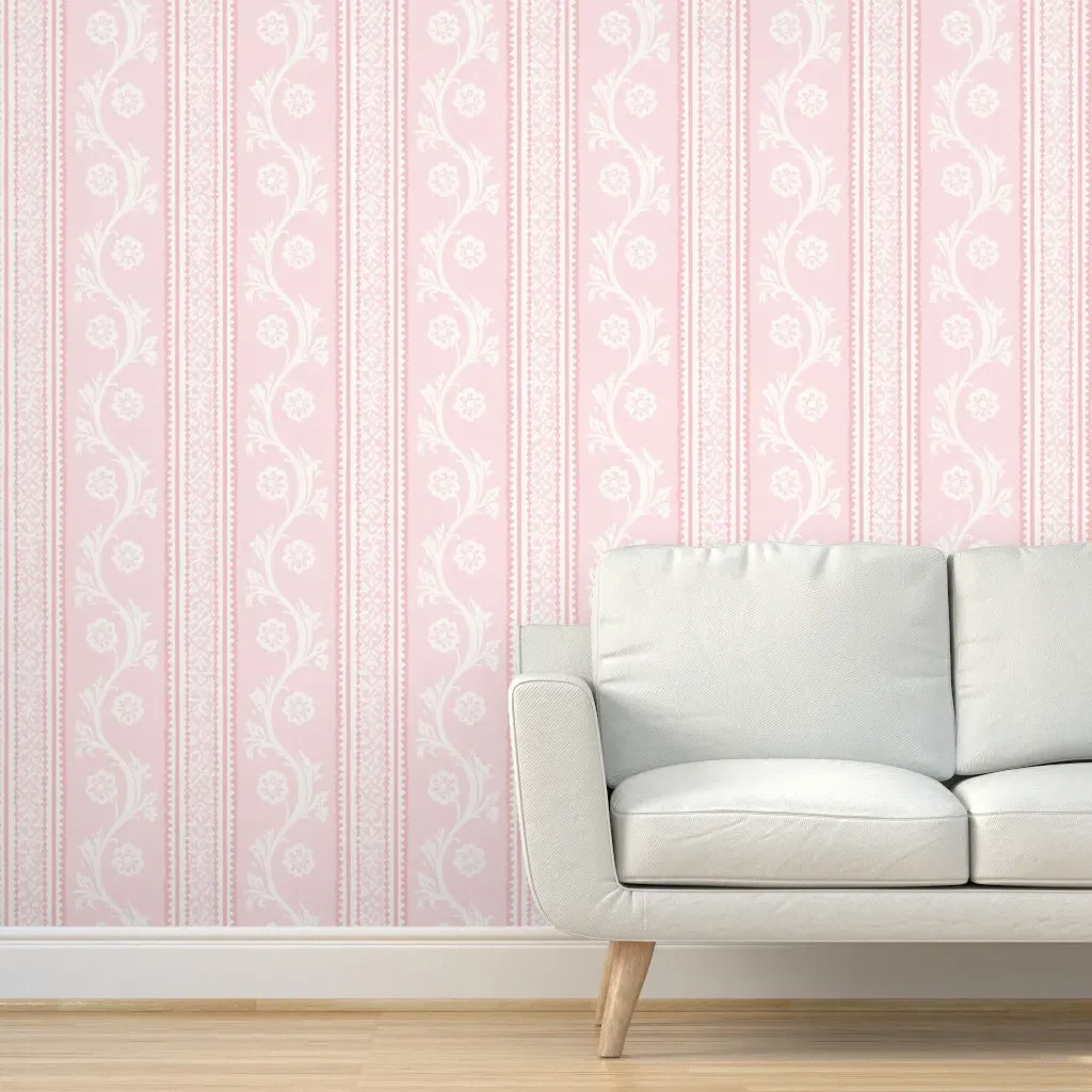 Francie Stripe Caroline Peel and Stick Wallpaper - Pink product