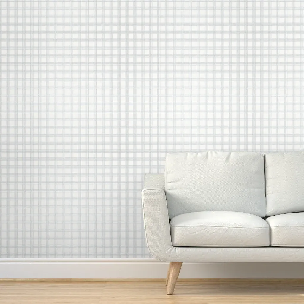 Franklin Plaid Peel and Stick Wallpaper - Blue product