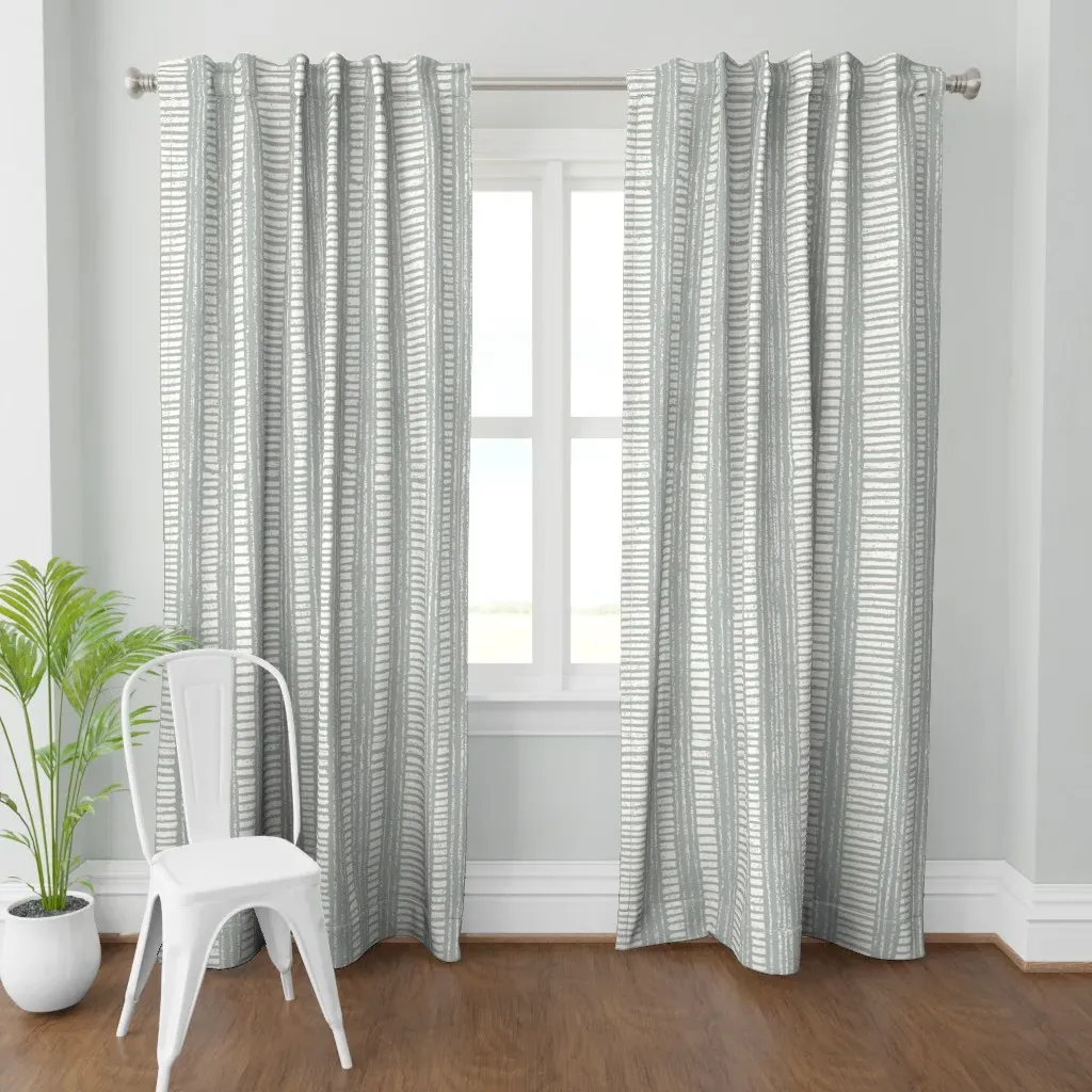 French Country Curtain Panel - Light Gray product