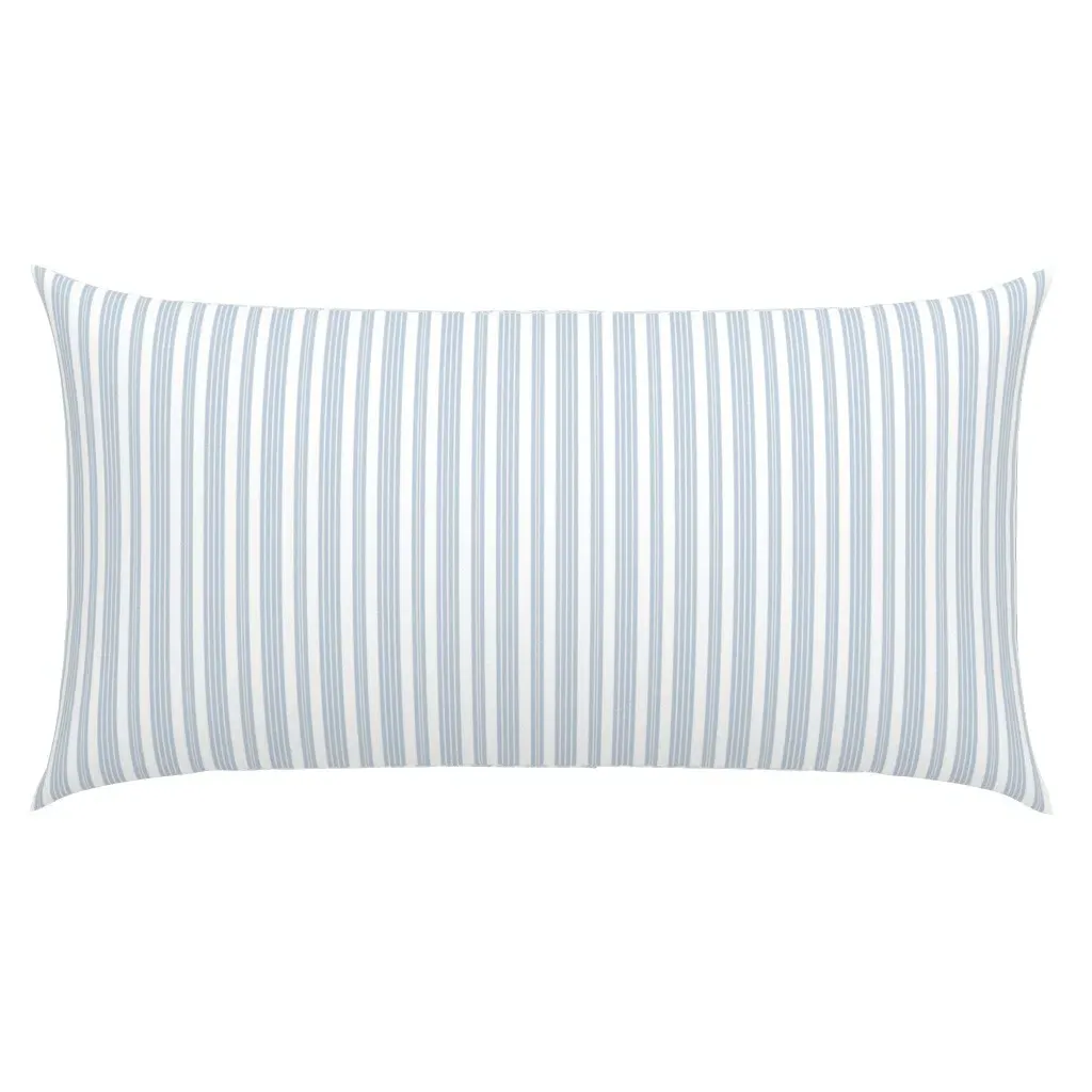 French Ticking King Pillow Sham - Light Blue product