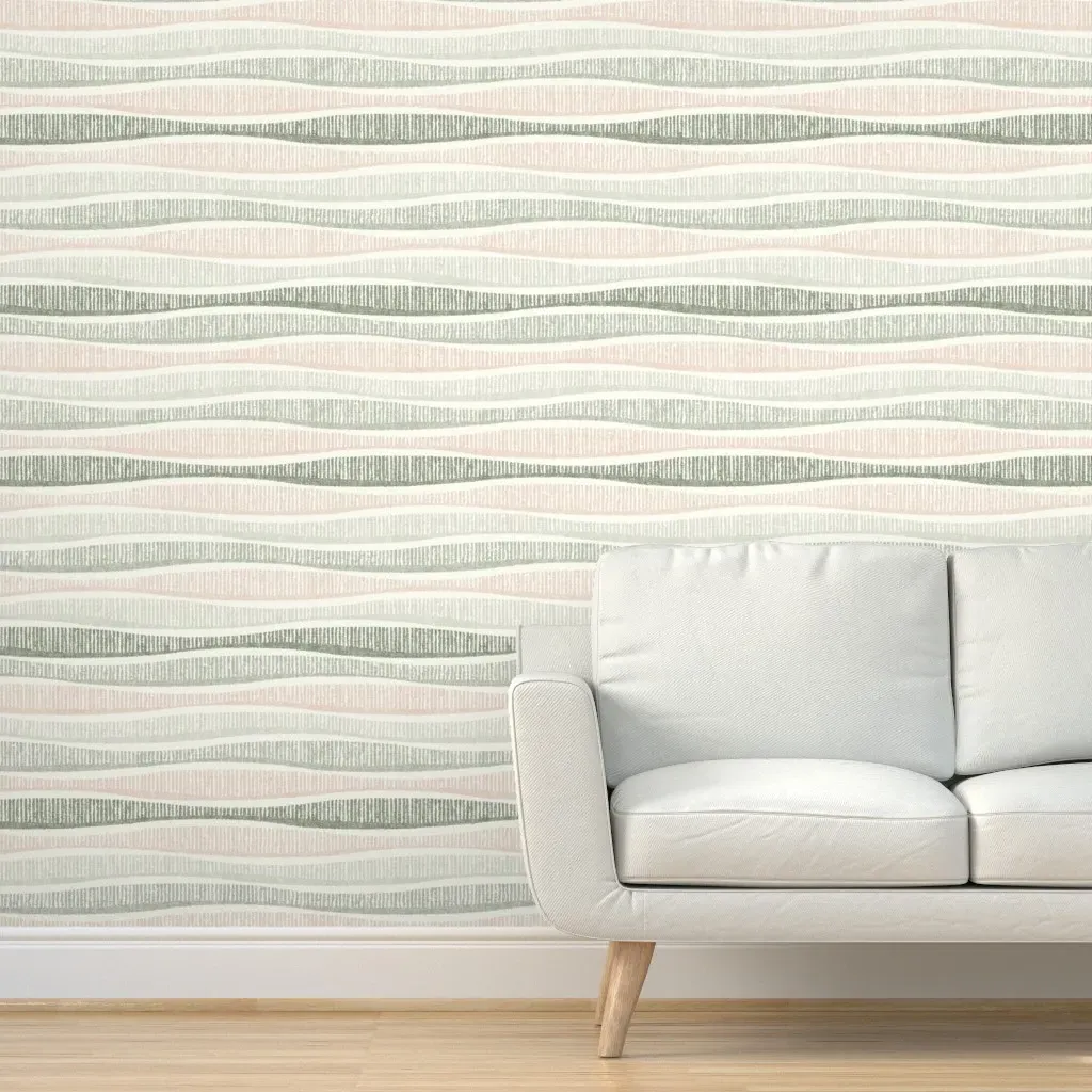 Fringe Peel and Stick Wallpaper Removable - Pink product