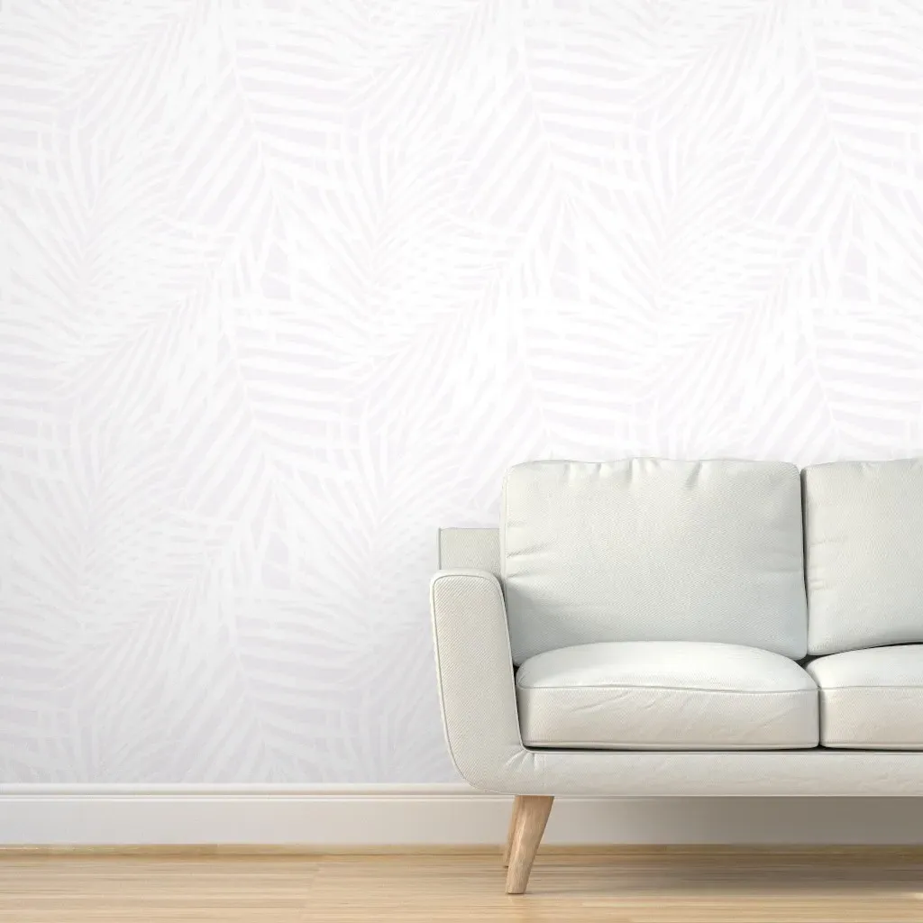 Fronds Peel and Stick Wallpaper - White product