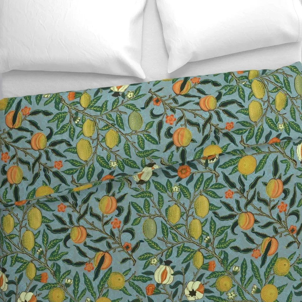 Fruit Or Pomegranate William Duvet Cover - Yellow alternate view