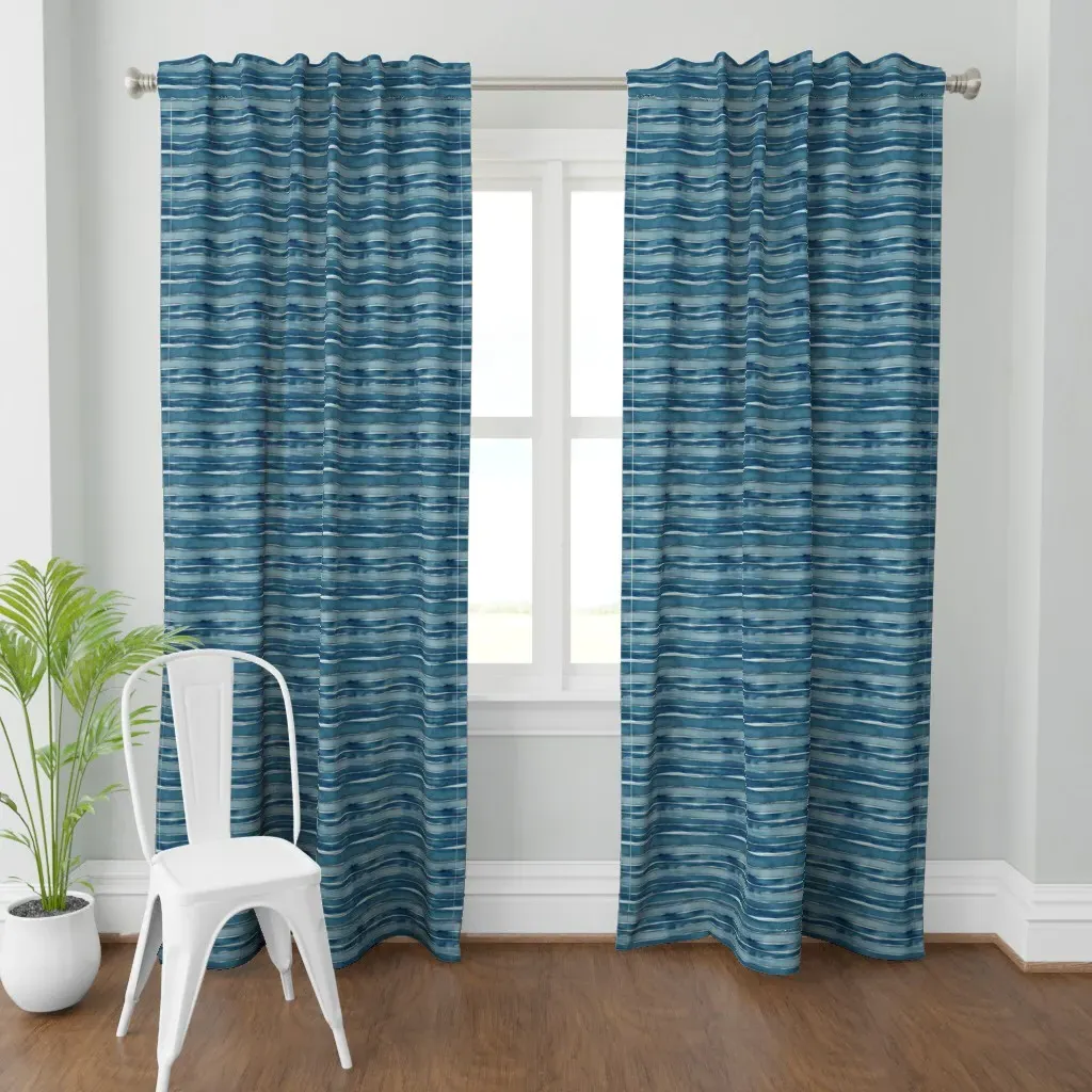 Full Of Grace Curtain Panel - Teal product