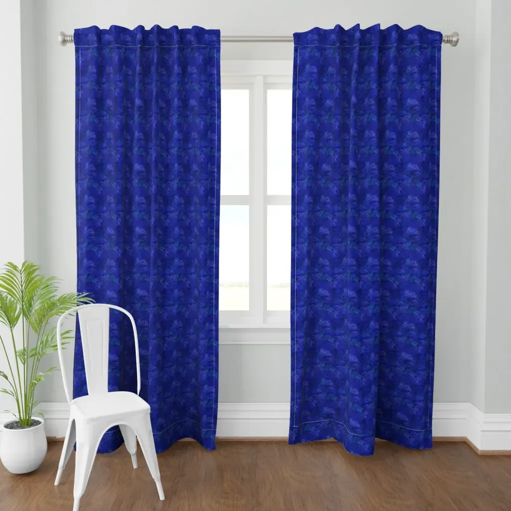 G Galaxy Bonus 3 Curtain Panel - Blue product