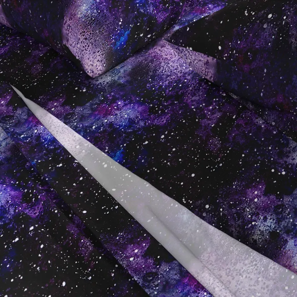 Galaxy 1 Queen Size Sheet Set - Purple alternate view