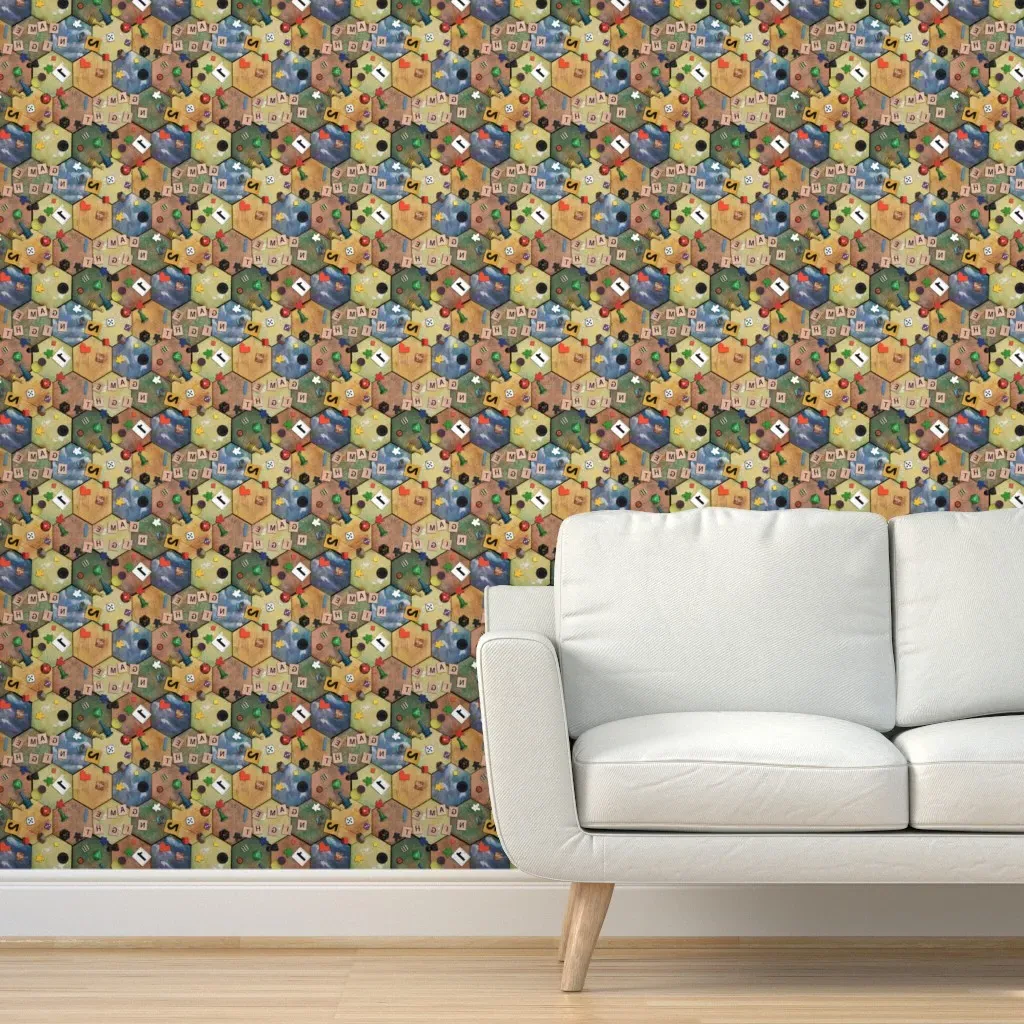 Game Night Peel and Stick Wallpaper - Beige product