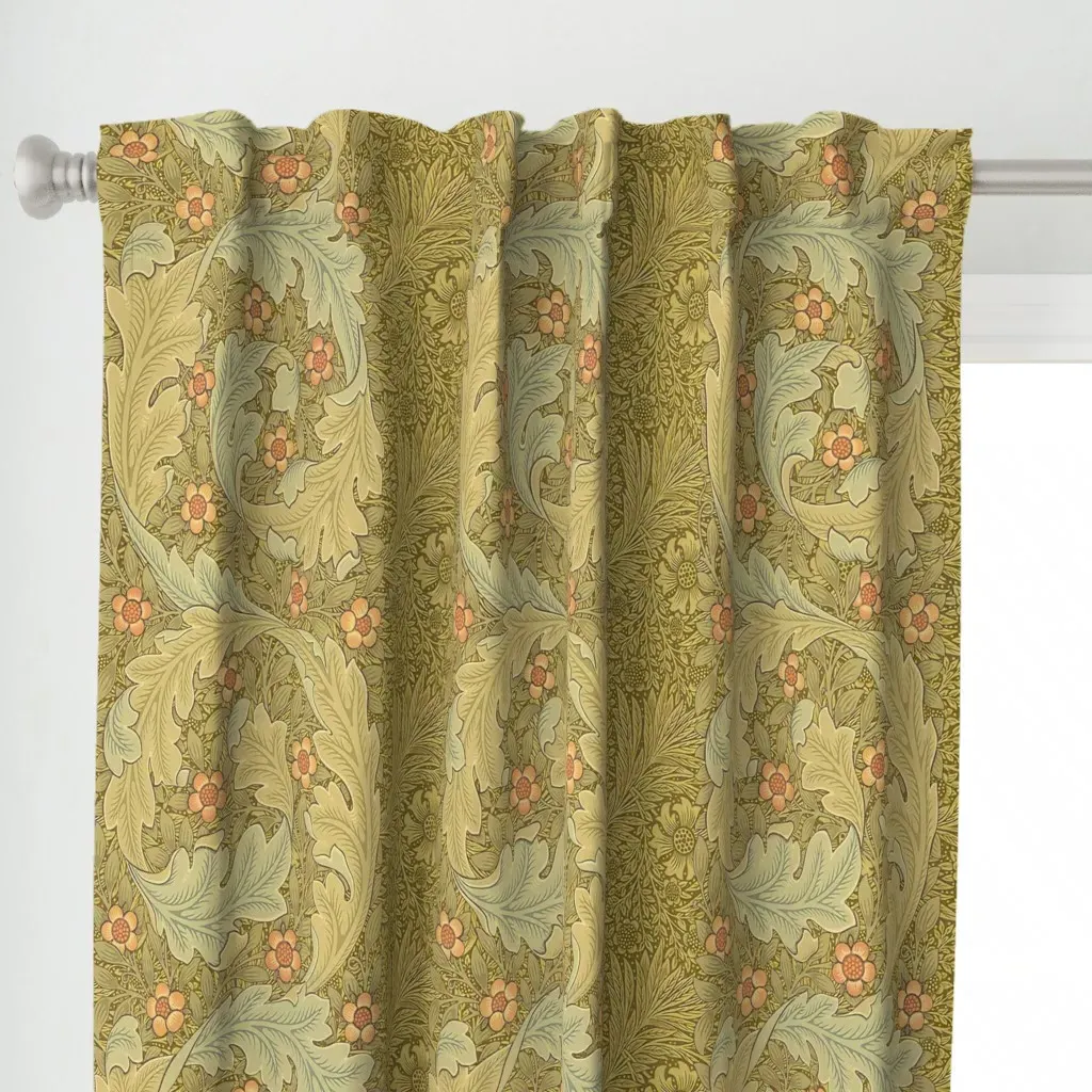 Garden Club Curtain Panel - Green alternate view