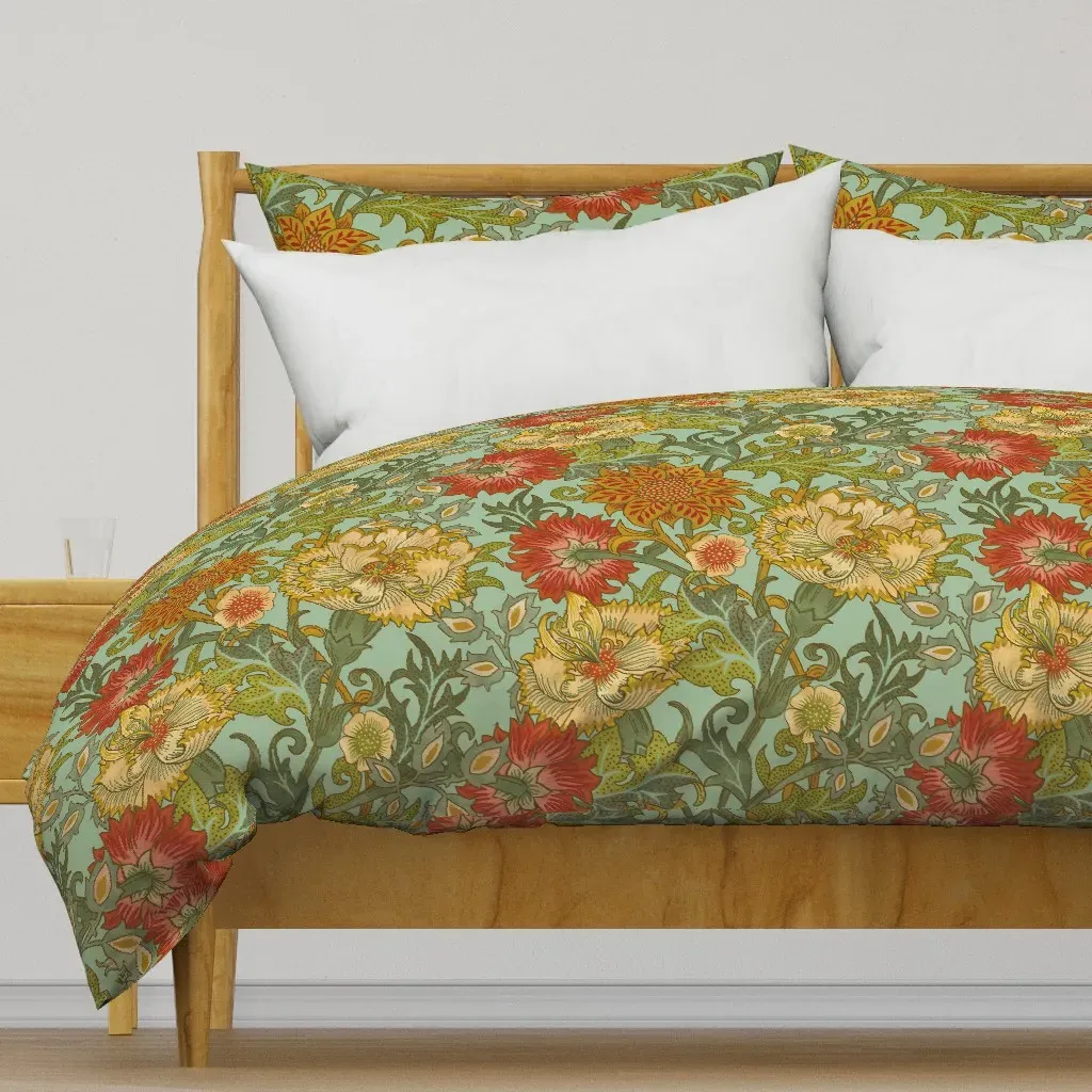 Garden Fresco Classic In Ocean Duvet Cover - Yellow-Gold product